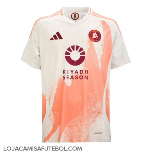 Camisa de Futebol AS Roma Equipamento Secundário 2024-25 Manga Curta